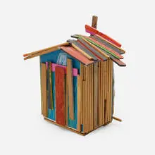 Beverly Buchanan, Shingle Shack, 1987, painted wood and foamcore assemblage