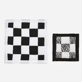 Gee's Bend, Small quilts, set of two, 2021, hand-stitched fabrics