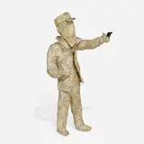 Roy Ferdinand, Burglar, 1994, papier-mâché with found object