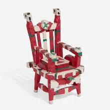 Willie Massey, Chair, c. 1980, painted wood