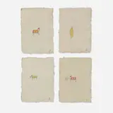 Karl Mullen, Untitled (tetraptych), ink and paint on paper