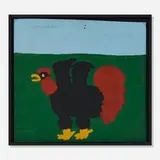 "JT "Jake" McCord"@en, Rooster, 1996, paint on wood