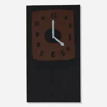 Clock by "JT "Jake" McCord"@en, 1999, paint on wood, sold Oct 2022