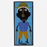 Annie Tolliver, My Dad Mose T., house paint on wood