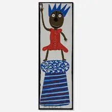 Annie Tolliver, Status Liberty, 2003, house paint on wood