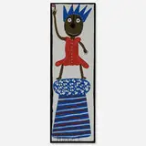 Annie Tolliver, Status Liberty, 2003, house paint on wood