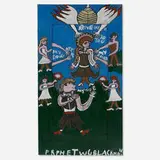 Prophet William J. Blackmon, Give Her to You My Daughter My Child My Wife, acrylic on door