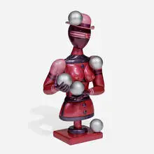 Dan Meyer, Futuristic Female Robot, mixed media