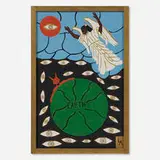 Leroy Almon, Angel, Devil on Earth, 1988, painted wood, glitter