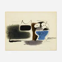 Paul Rand, Untitled, 1952, ink and watercolor on paper