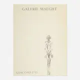 Alberto Giacometti, Galerie Maeght poster, 1961, lithograph