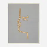 Jean Cocteau, Trait de feu, 1958, lithograph in colors