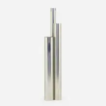 Skyscraper floor lamp by Vladimir Kagan, c. 1970, anodized aluminum, sold Nov 2020