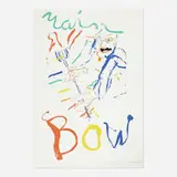 Willem de Kooning, Rainbow: Thelonious Monk, Devil at the Keyboard, c. 1972-76, lithograph
