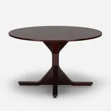 Gianfranco Frattini, dining table, model no. 522, c. 1955, rosewood