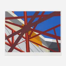 Allan D'Arcangelo, Web, 1979, screenprint on paper