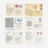 Sol LeWitt, collection of postcards from Sol LeWitt