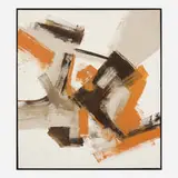 Jackie McElroy, Exploding Figure, 1966, acrylic and latex on canvas