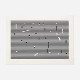 Yaacov Agam, V (from the Double Metamorphosis series), 1979, screenprint on Arches