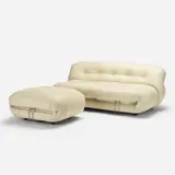 Afra & Tobia Scarpa, Soriana sofa and ottoman