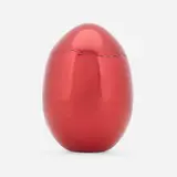 Jeff Koons, Cracked Egg, 2008, aluminum with red glaze