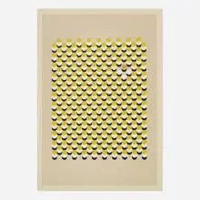 Jim Bray, Colored Dots II, 1970, screenprint on paper