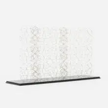 Marilynn Gelfman-Karp, Untitled, 1970, soldered wire, Plexiglas