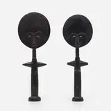 Asante, Akua'ba figures, pair