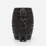 Bushongo, ceremonial cup, carved wood