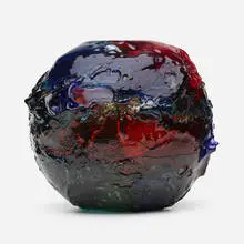 Gae Aulenti, Gaecolor vase, 1997, glass