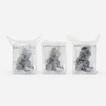 Passing Through, complete set of three by Kaws, painted cast vinyl, sold Nov 2020