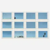 Throwing Three Balls in the Air to Get a Straight Line (Best of Thirty-Six Attempts) by John Baldessari, 1973, offset lithograph on paper, sold Nov 2020