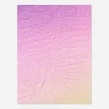 Untitled by Michael Staniak, 2013, casting compound and acrylic on board, steel frame, sold Nov 2020