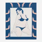 John Wesley, Maiden (from 11 Pop Artists, Volume I), 1965, screenprint in colors