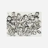 Nicole Eisenman, Untitled, 1996, ink on paper