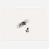 Alan Saret, 2B, 7B Flux Encounter, 1983, graphite on paper