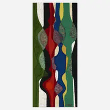 Bill Hinz, Untitled (tapestry), c. 1970, wool, acrylic, burlap