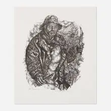 Ivan Albright, Appears the Man, 1980, lithograph on paper