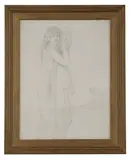 Henry Ryland, Henry Ryland (1856-1924) A lady holding a pitcher