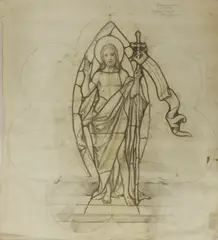 George Daniels, 'George Daniels (1854-1940) Designs for stained glass 1. St. Mary's Church