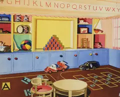 Harold Jesse Douglas Dingley, Harold Jesse Douglas Dingley (1915-1988) Studies for Domestic Interiors twelve