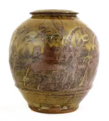 Mike Dodd (b.1943) by Mike Dodd, a stoneware vase, sold Jul 2021
