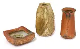 Katerina Evangelidu, Katerina Evangelidu (Greek, 1960, three stoneware items