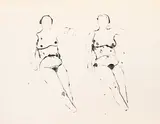 Manuel Neri, Untitled (From the Collage Series), 1963, ink, glue and pencil on paper collaged on paper board