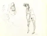 John Altoon, Untitled, c. 1960, ink on paper
