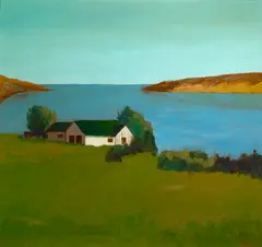 John Mancini, Solitude; Seascape #2, 1972 (2), oil on canvas