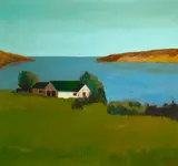 John Mancini, Solitude; Seascape #2, 1972 (2), oil on canvas