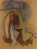Hans Burkhardt, Untitled (Abstract Figure)