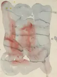 Untitled (SF60-020) by Sam Francis, 1960, watercolor on paper, sold Nov 2007