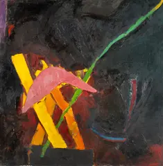 Joan Brown, Al Jolson's "Mammy" #2, 1960, oil on canvas